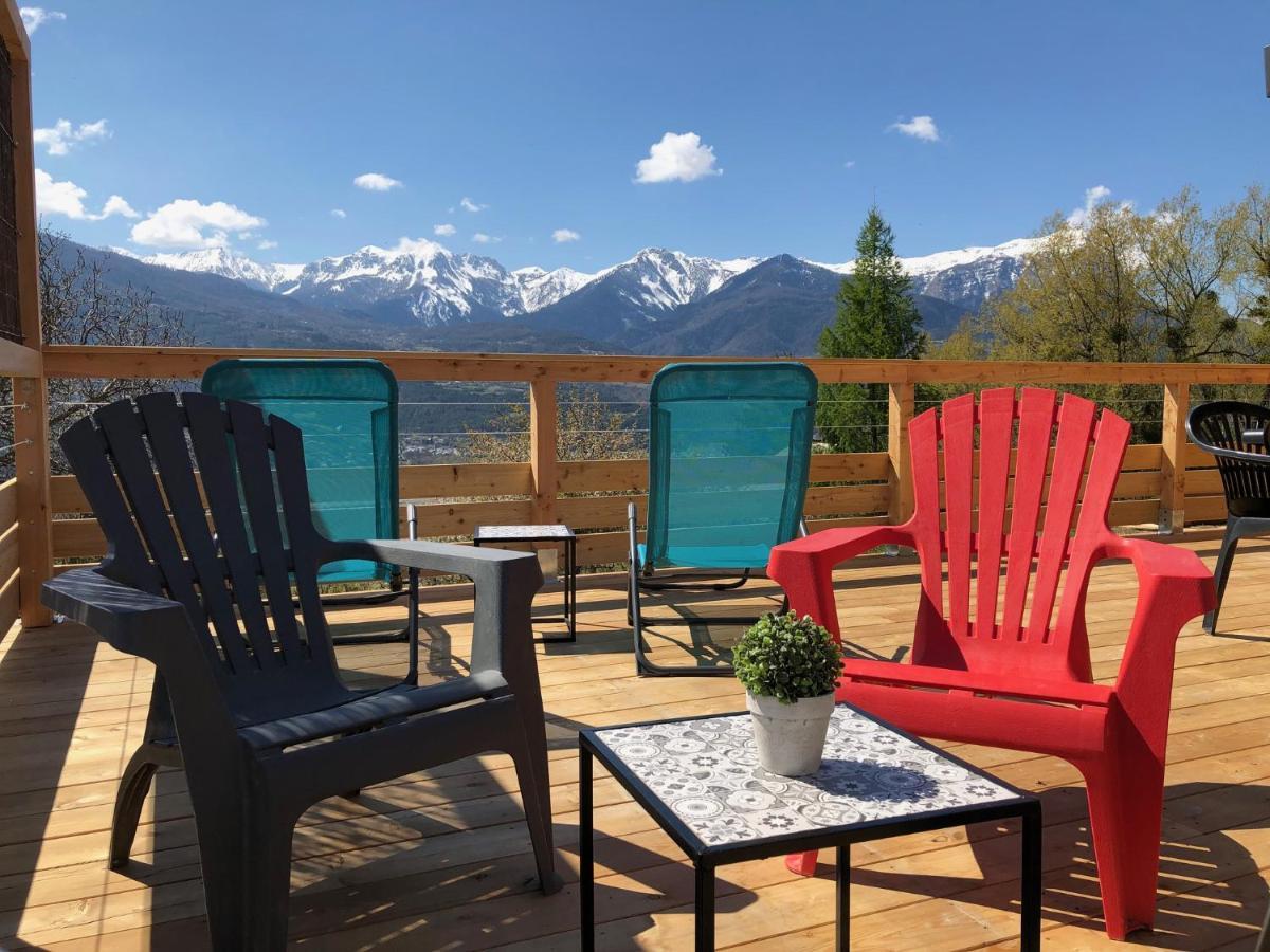 Chalet Avec Vue Lac Embrun Eksteriør bilde